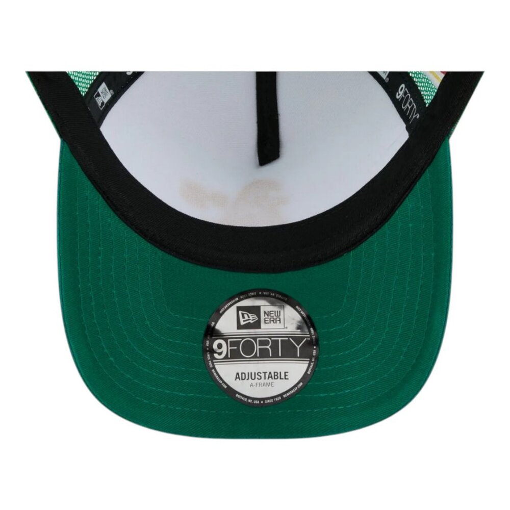 New Era Oakland Athletics Checkered Flag 9FORTY A-Frame Snapback Trucker Hat Cap - Picture 7 of 7